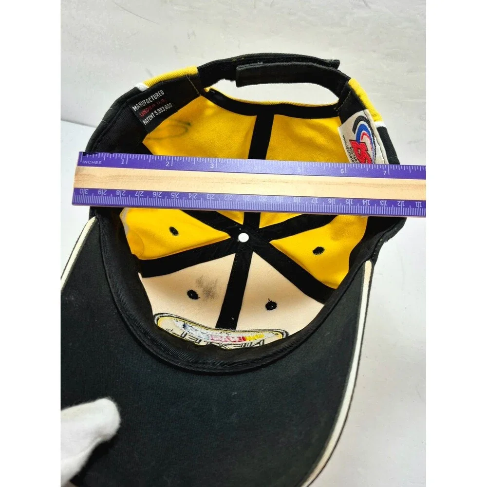 NWOT NASCAR Nextel Cup Series Hat Yellow Black ISC Motorsports Vintage Racing Ca